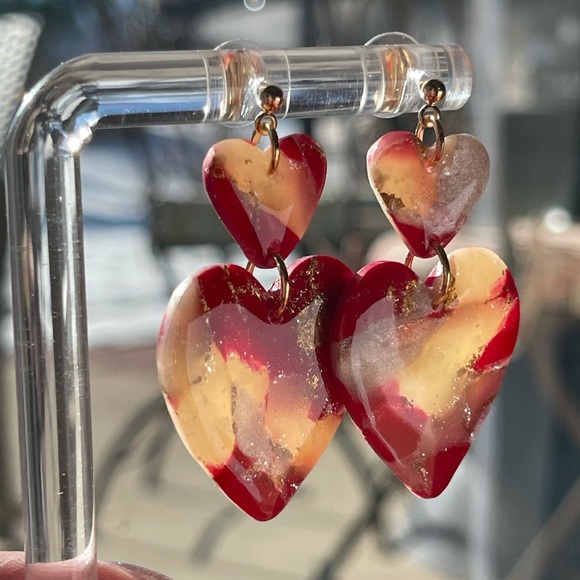 Polymer clay earrings - Picture 5 of 6